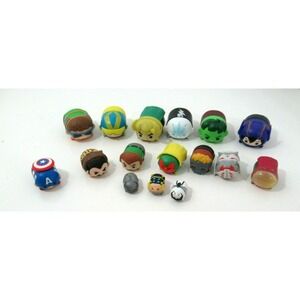 Disney Tsum tsum lot Marvel super heroes Doc Ock Hulk Hiro Thor Electro Vision +